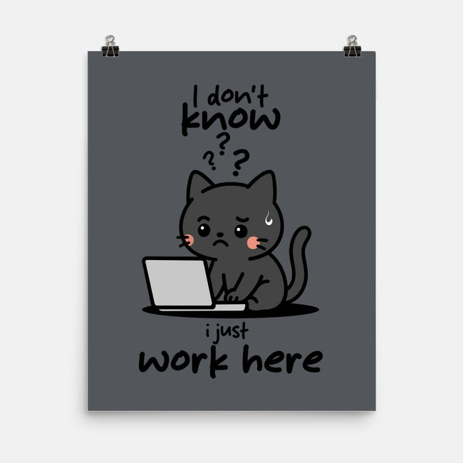 I Just Work Here-None-Matte-Poster-fanfabio