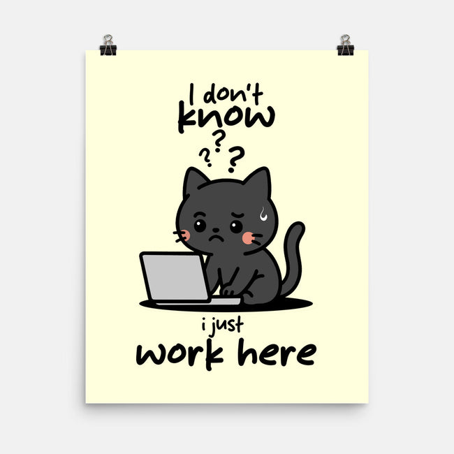 I Just Work Here-None-Matte-Poster-fanfabio