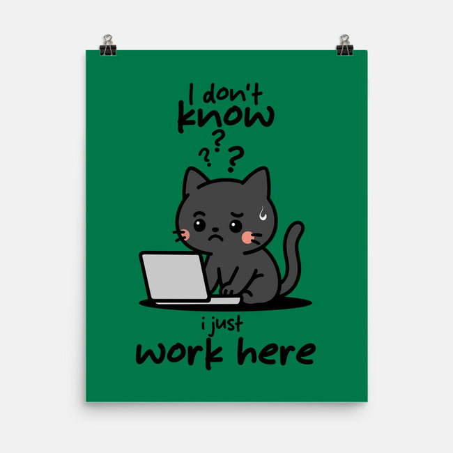 I Just Work Here-None-Matte-Poster-fanfabio