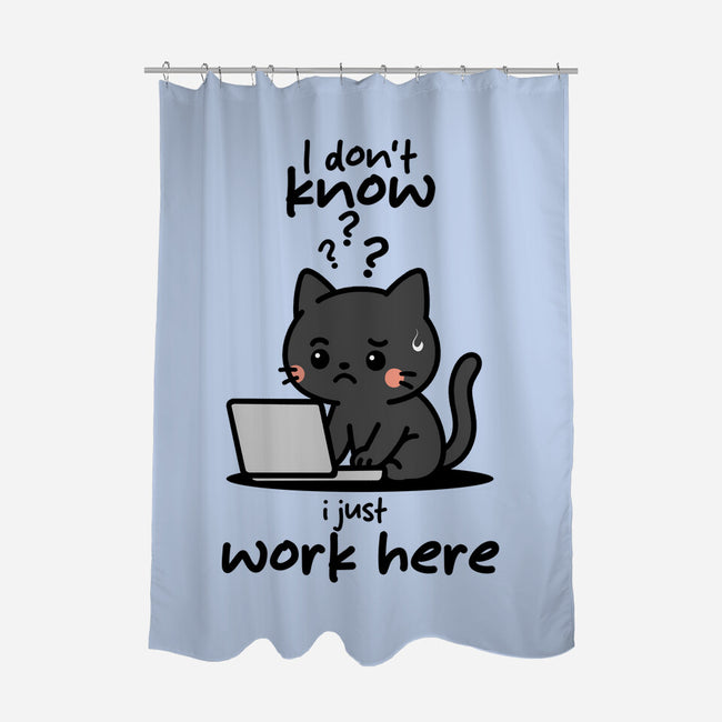 I Just Work Here-None-Polyester-Shower Curtain-fanfabio