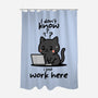 I Just Work Here-None-Polyester-Shower Curtain-fanfabio