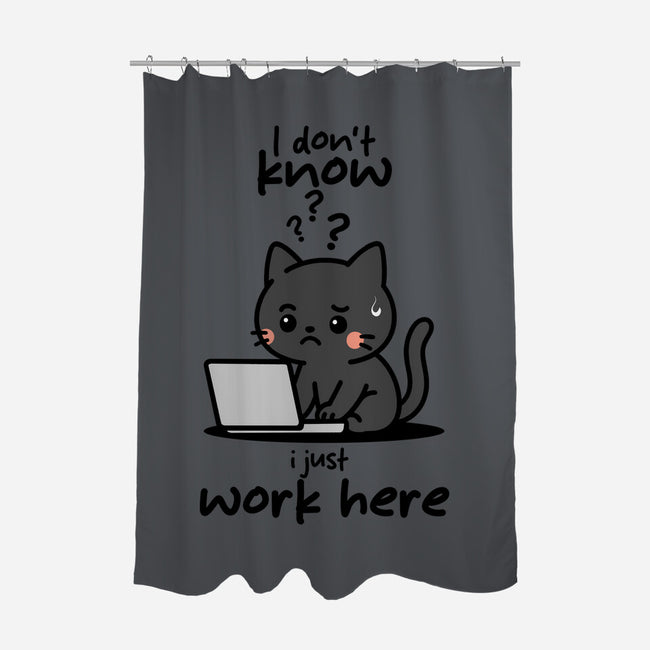 I Just Work Here-None-Polyester-Shower Curtain-fanfabio