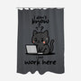 I Just Work Here-None-Polyester-Shower Curtain-fanfabio