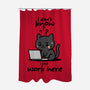 I Just Work Here-None-Polyester-Shower Curtain-fanfabio