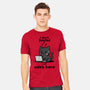 I Just Work Here-Mens-Heavyweight-Tee-fanfabio