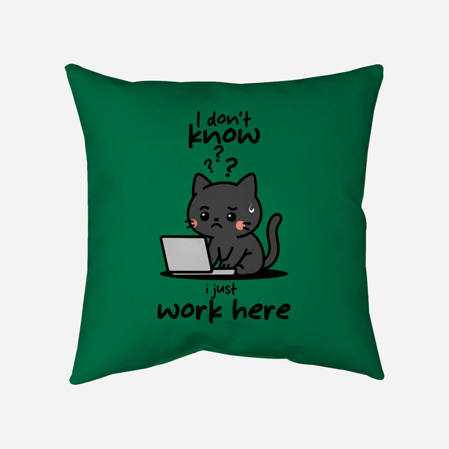 I Just Work Here-None-Removable Cover w Insert-Throw Pillow-fanfabio