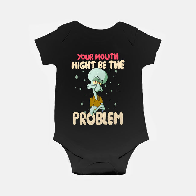 Might Be The Problem-Baby-Basic-Onesie-MaxoArt