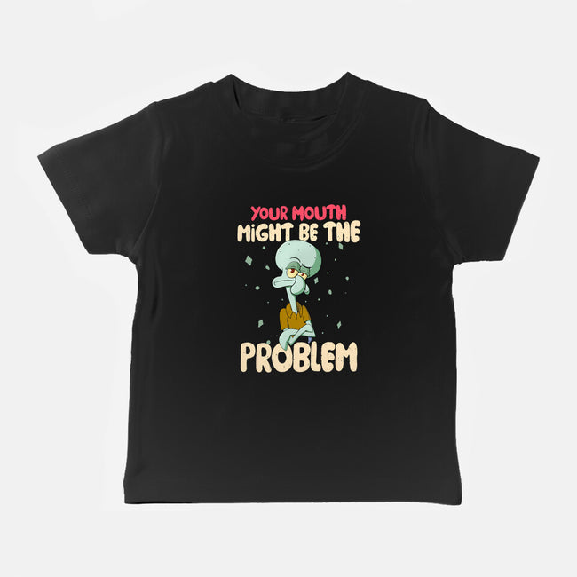 Might Be The Problem-Baby-Basic-Tee-MaxoArt