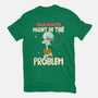 Might Be The Problem-Mens-Heavyweight-Tee-MaxoArt