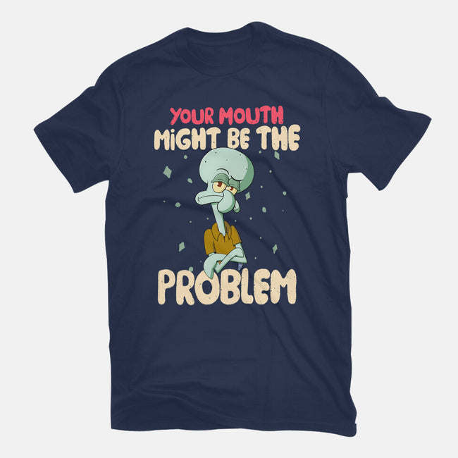 Might Be The Problem-Womens-Fitted-Tee-MaxoArt