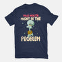 Might Be The Problem-Mens-Heavyweight-Tee-MaxoArt