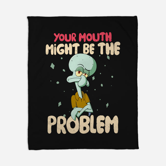 Might Be The Problem-None-Fleece-Blanket-MaxoArt