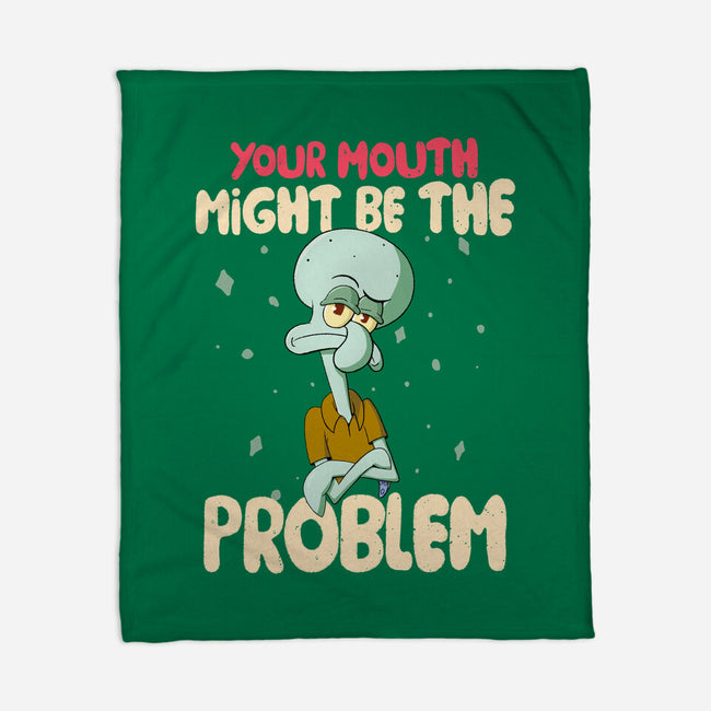 Might Be The Problem-None-Fleece-Blanket-MaxoArt