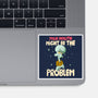 Might Be The Problem-None-Glossy-Sticker-MaxoArt