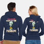 Might Be The Problem-Unisex-Zip-Up-Sweatshirt-MaxoArt