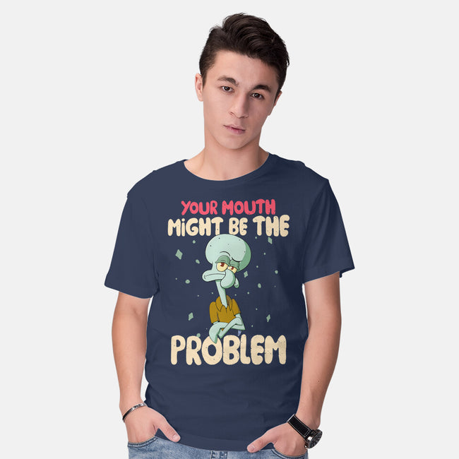 Might Be The Problem-Mens-Basic-Tee-MaxoArt