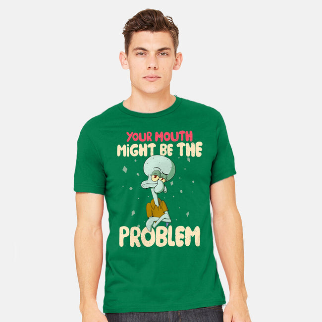 Might Be The Problem-Mens-Heavyweight-Tee-MaxoArt