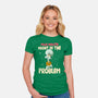 Might Be The Problem-Womens-Fitted-Tee-MaxoArt