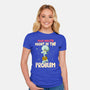 Might Be The Problem-Womens-Fitted-Tee-MaxoArt