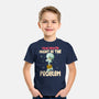 Might Be The Problem-Youth-Basic-Tee-MaxoArt