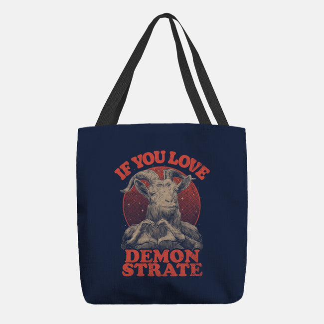 Demonstrate Love-None-Basic Tote-Bag-eduely