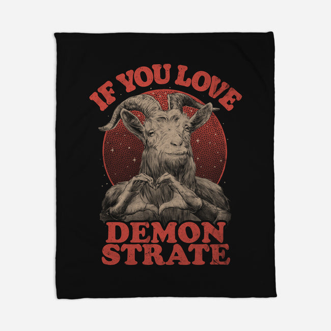 Demonstrate Love-None-Fleece-Blanket-eduely