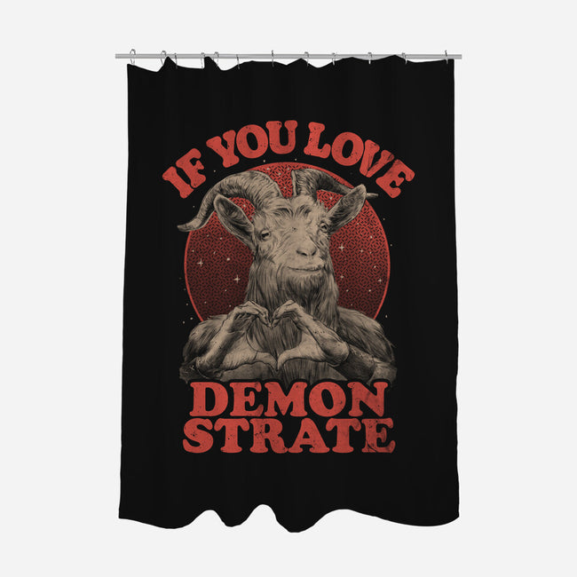 Demonstrate Love-None-Polyester-Shower Curtain-eduely