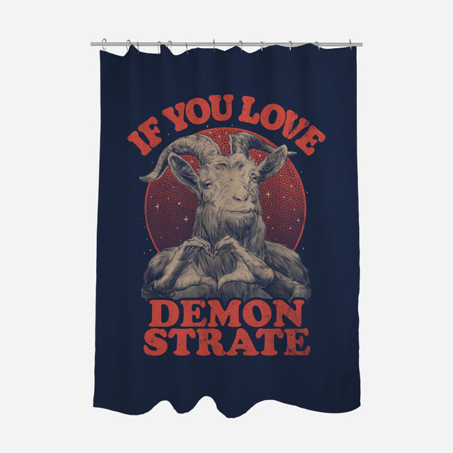 Demonstrate Love-None-Polyester-Shower Curtain-eduely
