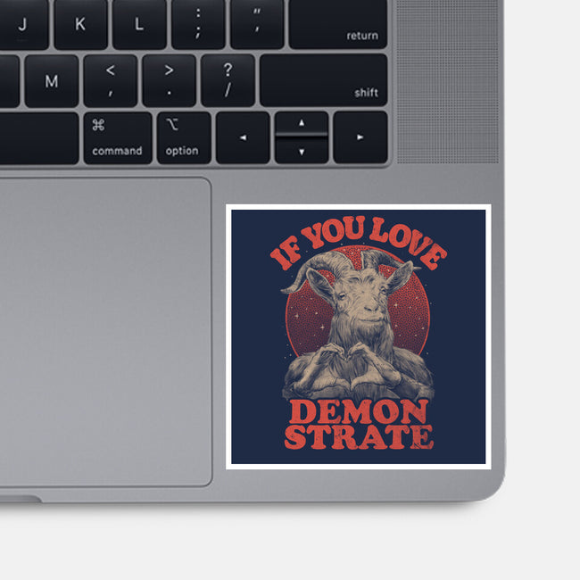 Demonstrate Love-None-Glossy-Sticker-eduely