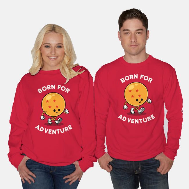 Born For Adventure-Unisex-Crew Neck-Sweatshirt-Melonseta