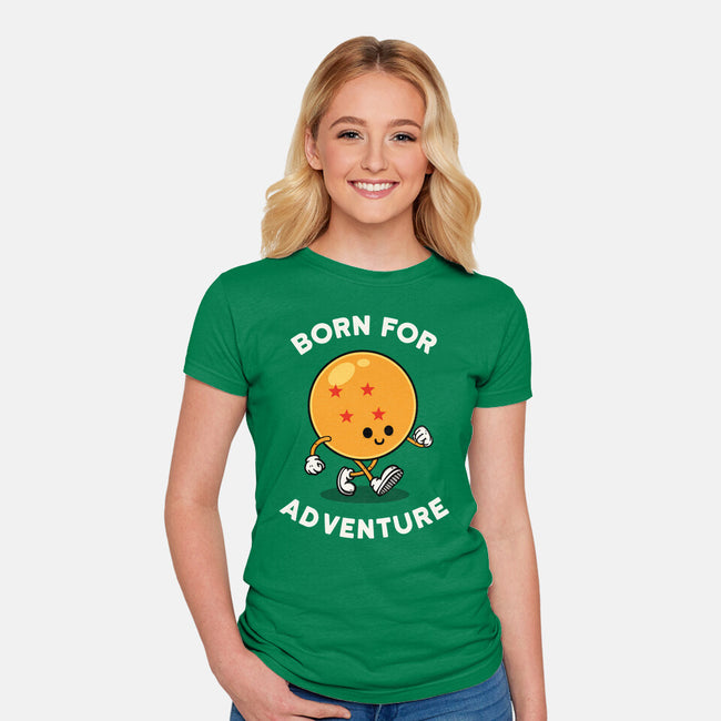 Born For Adventure-Womens-Fitted-Tee-Melonseta