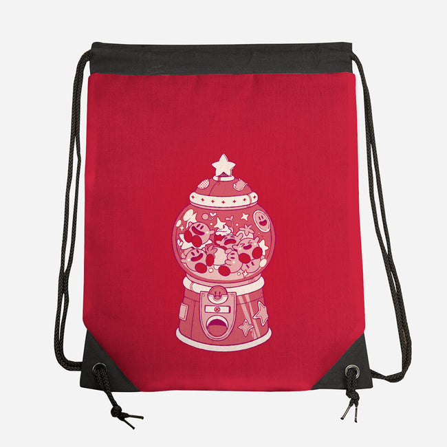 Pink Gummy Machine-None-Drawstring-Bag-Arigatees