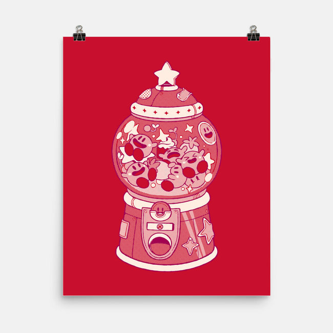 Pink Gummy Machine-None-Matte-Poster-Arigatees
