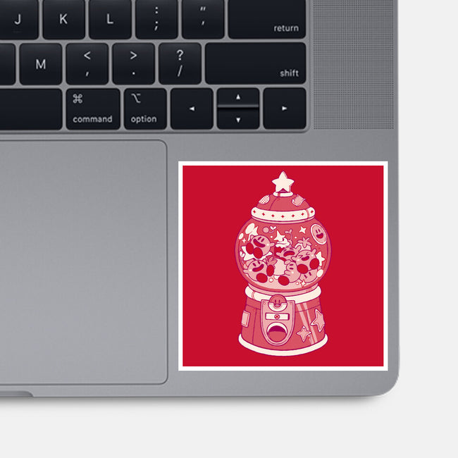 Pink Gummy Machine-None-Glossy-Sticker-Arigatees