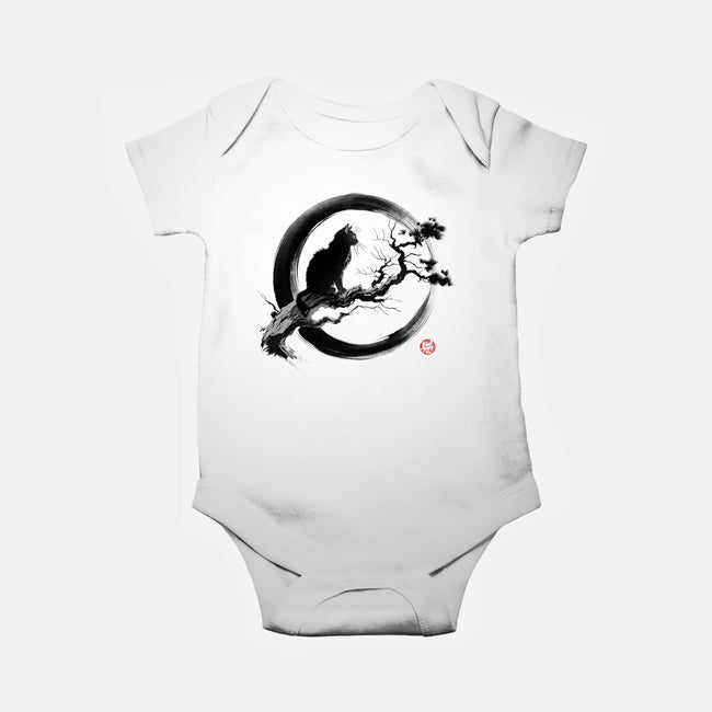 Ink Cat-Baby-Basic-Onesie-ddjvigo
