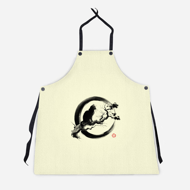 Ink Cat-Unisex-Kitchen-Apron-ddjvigo