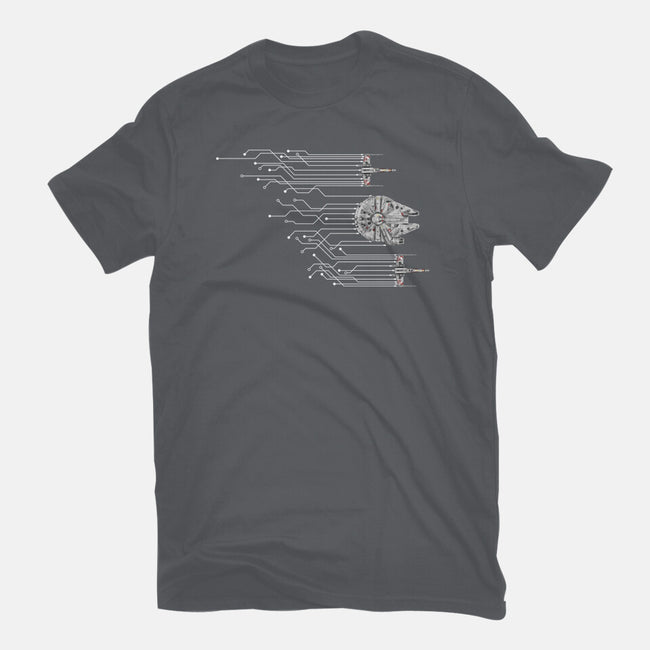 Fastest Circuit In The Galaxy-Mens-Basic-Tee-NMdesign