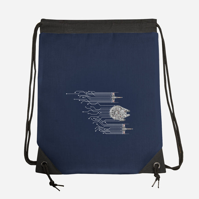 Fastest Circuit In The Galaxy-None-Drawstring-Bag-NMdesign