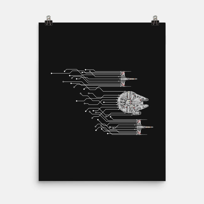 Fastest Circuit In The Galaxy-None-Matte-Poster-NMdesign