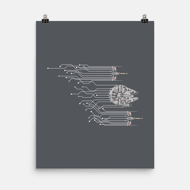 Fastest Circuit In The Galaxy-None-Matte-Poster-NMdesign
