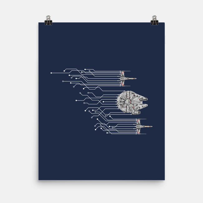 Fastest Circuit In The Galaxy-None-Matte-Poster-NMdesign