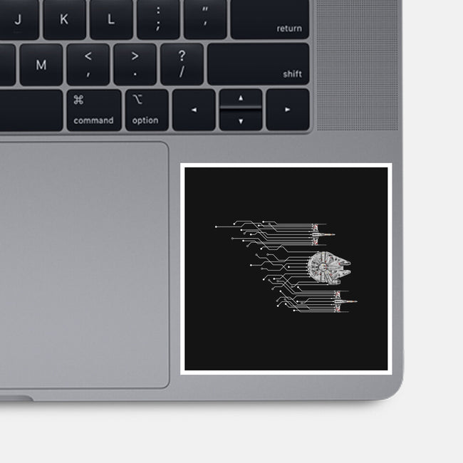 Fastest Circuit In The Galaxy-None-Glossy-Sticker-NMdesign