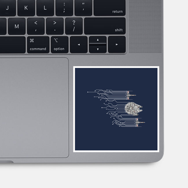 Fastest Circuit In The Galaxy-None-Glossy-Sticker-NMdesign