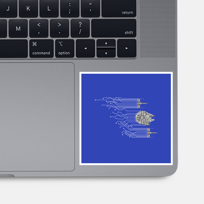 Fastest Circuit In The Galaxy-None-Glossy-Sticker-NMdesign