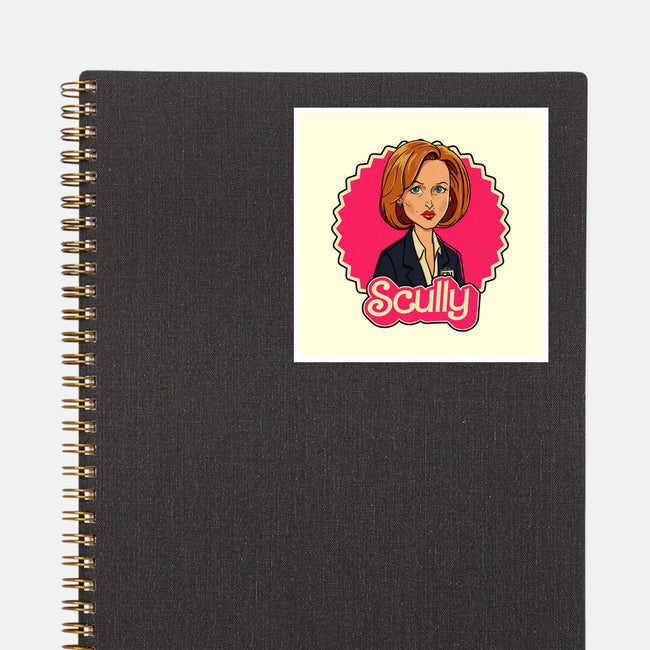 Sceptical Scully-None-Glossy-Sticker-P1yu5h
