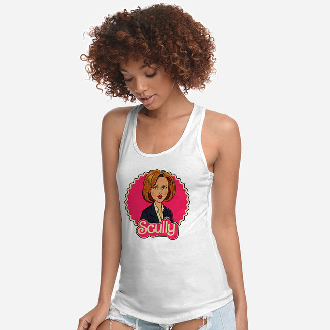 Sceptical Scully-Womens-Racerback-Tank-P1yu5h