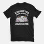 Exhausted From Being So Awesome-Mens-Basic-Tee-brunopires