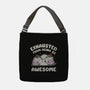 Exhausted From Being So Awesome-None-Adjustable Tote-Bag-brunopires