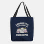 Exhausted From Being So Awesome-None-Basic Tote-Bag-brunopires