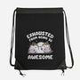 Exhausted From Being So Awesome-None-Drawstring-Bag-brunopires